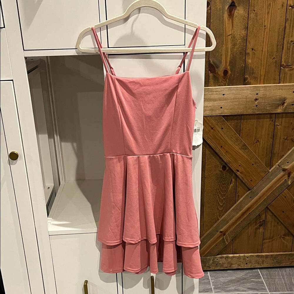 Altar'd State Dusty Rose Dress with Bow